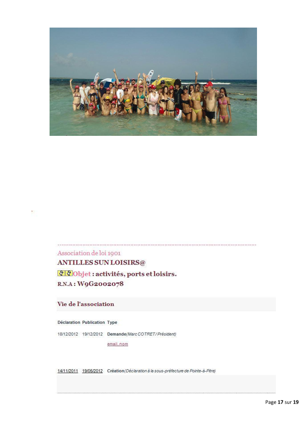 Antilles sun loisirs marcobay plaquette descriptive journees privees a marcobay 2016 page17
